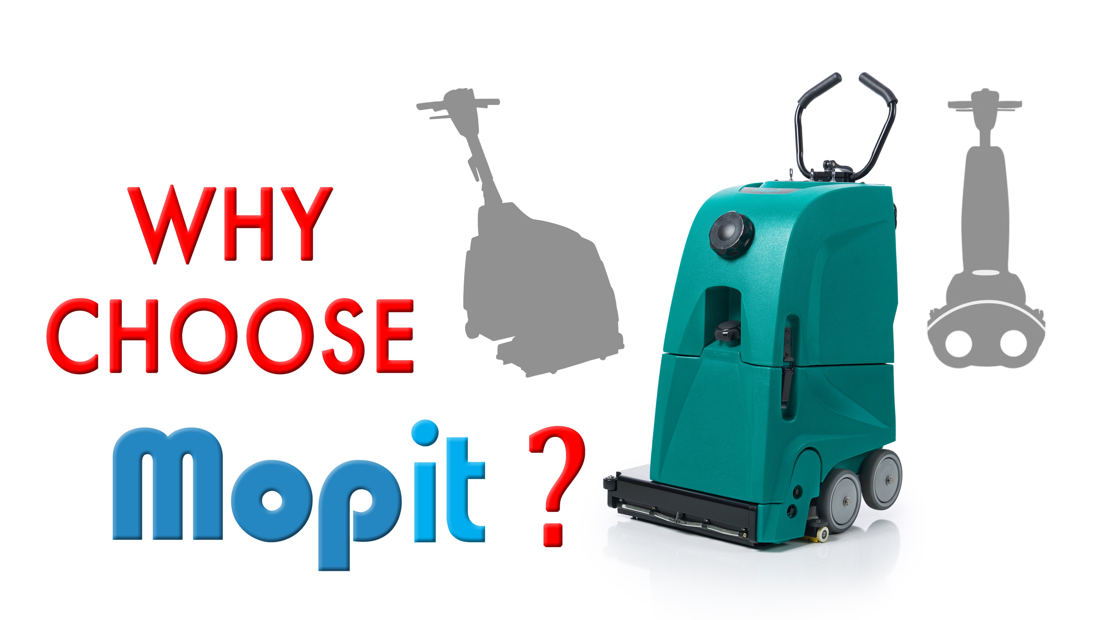 Mopit 1 Rated Floor Scrubber Industrial Mop/Auto Scrubber