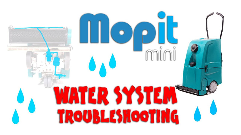 Mopit mini -  How to troubleshoot or fix the water system